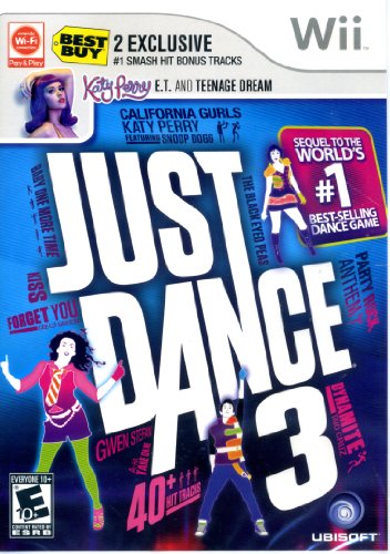 Just Dance 3 with Katy Perry Bonus Tracks for Wii