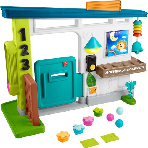 Fisher-Price Baby Learning Toy Laugh & Learn Ultimate Playhouse with Smart Stages & 9 Pretend Play Accessories, Infants & Toddlers Ages 6+ Months