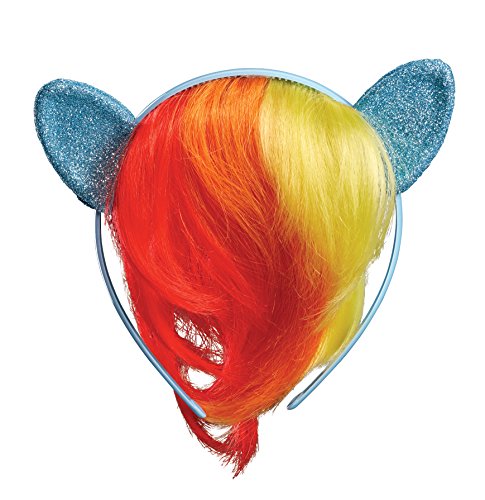 Rainbow Dash Child Movie Headpiece with Hair