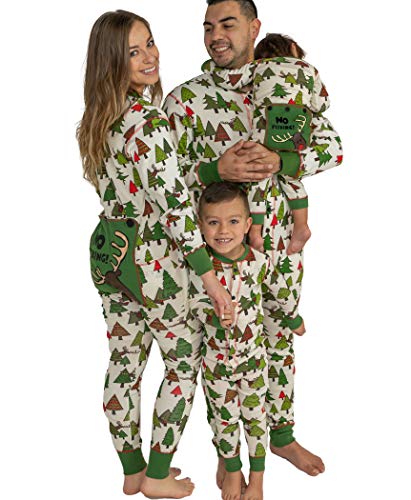 Lazy One Flapjacks, Matching Christmas Pajamas for The Dog, Baby & Kids, Teens, and Adults (No Peeking!, Medium)