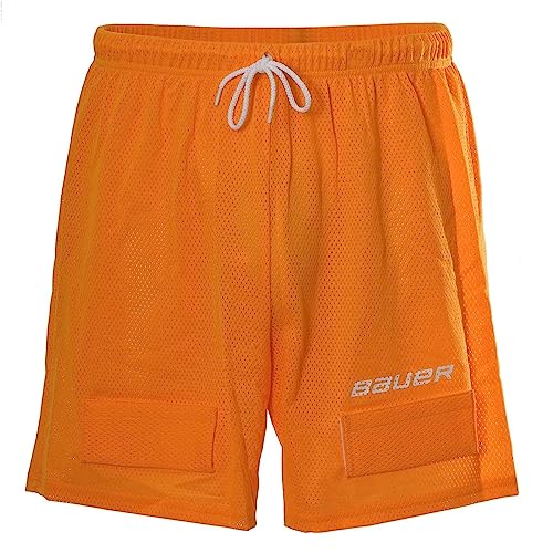 Bauer Hockey Core Mesh Jock Shorts, Youth (Youth Medium) Yellow