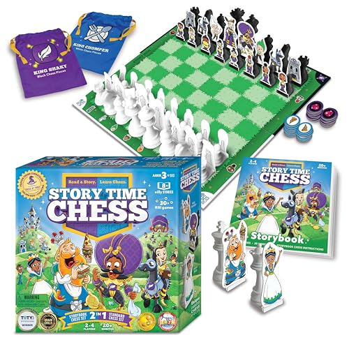 Story Time Chess - 2021 Toy of The Year Award Winner - Kids Chess Sets, Beginners Chess, Chess for Kids, Chess Game Toddlers, Learning Games for Kids, Chess for Beginners, No Stress Chess Game