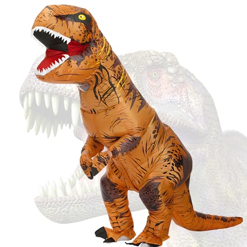 RHYTHMARTS Inflatable Costume Dinosaur Inflatable Costumes T-rex Costumes Fancy Dress Halloween Costume Adult Costume