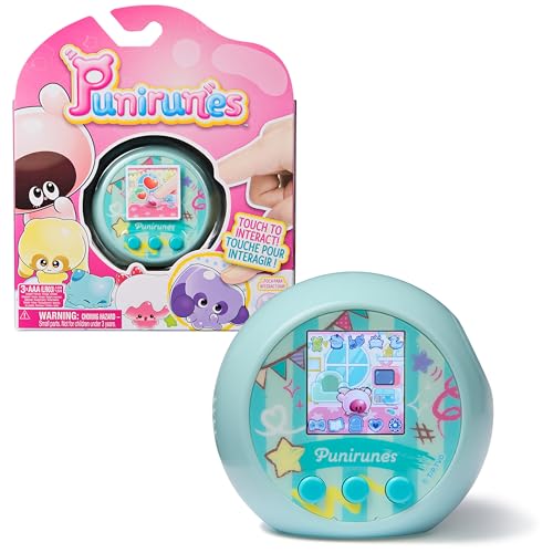 Punirunes, Interactive Digital Toy with 55 Squishy Characters Inside, Reacts to Touch, Full-Color Display, Kids Toys for Girls & Boys Ages 5 and up