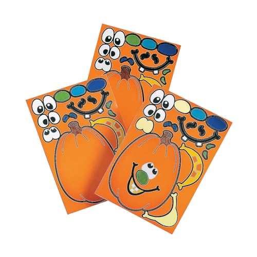 Make A Pumpkin Stickers (1 DOZEN) - BULK