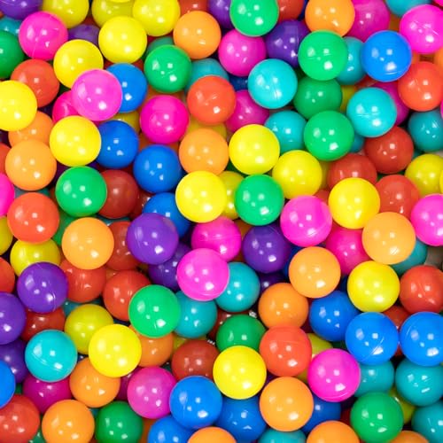 Markdang 170 PCS Ball Pit Balls with Free Crush Proof Plastic Ball for Baby and Toddler -8 Bright Colors with Zip Storage Bag,Baby Pool Water Toys,Kiddie Pool