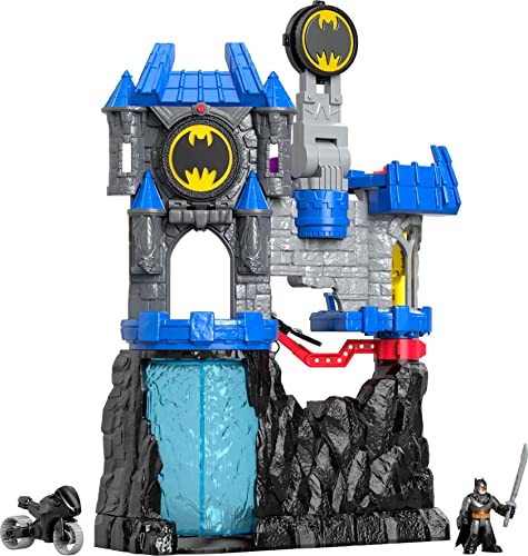 Fisher-Price Imaginext DC Super Friends Batman Toy, Wayne Manor Batcave Playset with Figure & Batcyle for Pretend Play Kids Ages 3+ Years (Amazon Exclusive)