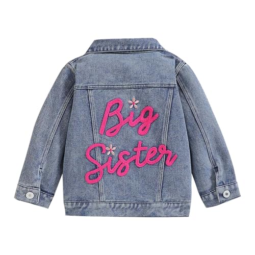 KGKLKAX today 2024 girls jean jacket try before you buy womens clothing 2t girl clothes prime clearance items today only power puff girls costumes toddler jean jacket fleece jacket Hot Pink