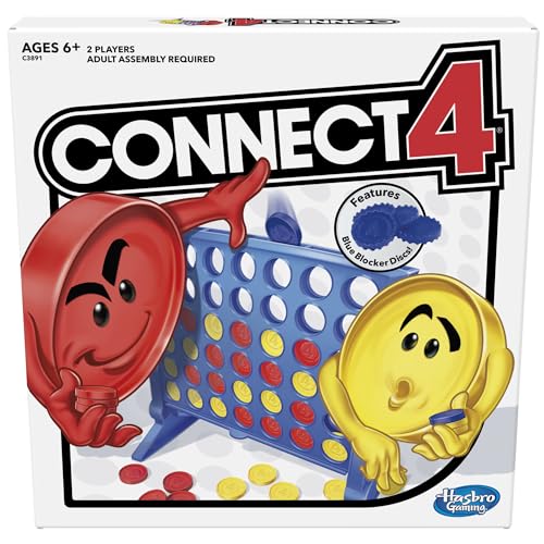 Hasbro Gaming Connect 4 Strategy Board Game for Kids | 2 Players for Boys & Girls | Ages 6+ (Amazon Exclusive)