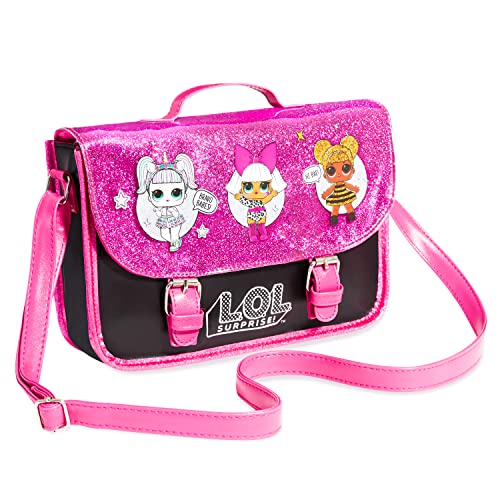 L.O.L. Surprise! Girls Handbag - Kids Crossbody Shoulder Bag Adjustable Strap - LOL Gifts for Girls