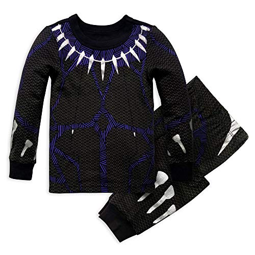 Marvel Black Panther Costume PJ PALS for Boys, Size 10