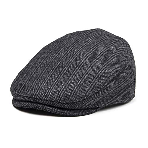 JANGOUL Kids Wool Tweed Flat Cap Herringbone Boy Girl Newsboy Caps Infant Toddler Child Youth Beret Hat Ivy Gatsby Cap (6-8 Years, Style2)