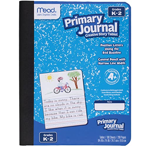 Mead Primary Journal Creative Story Tablet, Grades K-2, Kindergarten 2nd Grade Workbook (09554)