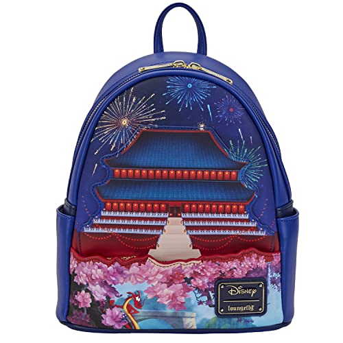 Loungefly Disney Mulan Castle Light UP Mini Backpack