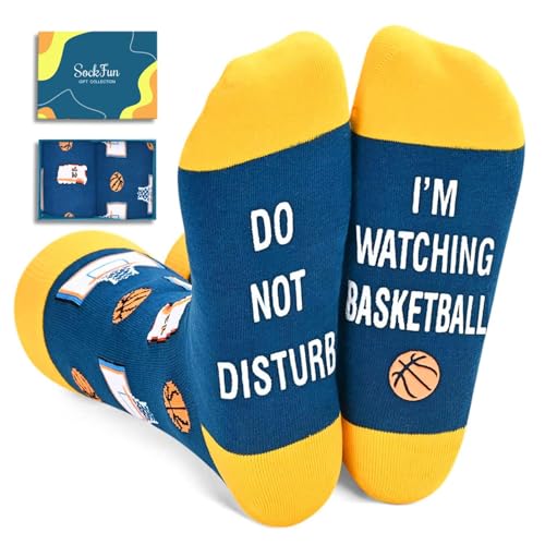 Basketball Coach Team Lover Player Fan Gifts, Basketball Gifts For Teen Boys Girls Men Women, Basketball Socks Men Women Youth Boys Girls