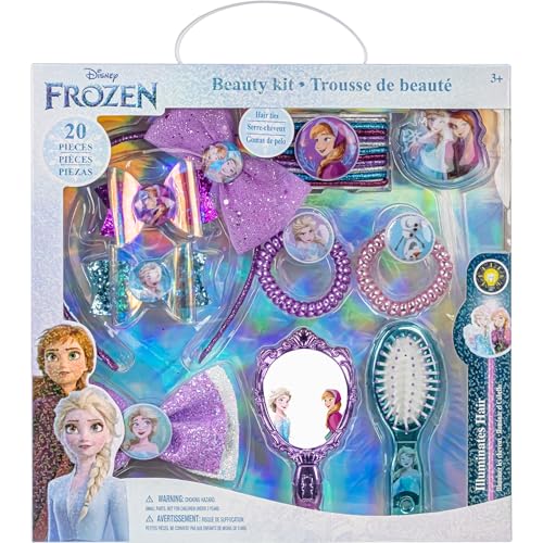 Disney Frozen 2 - Townley Girl Hair Accessories Set for Kids, Perfect for Parties, Ages 3+, 20 Pcs