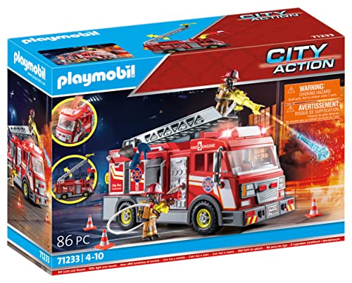 Playmobil Fire Truck with Accessories and 2 Figures