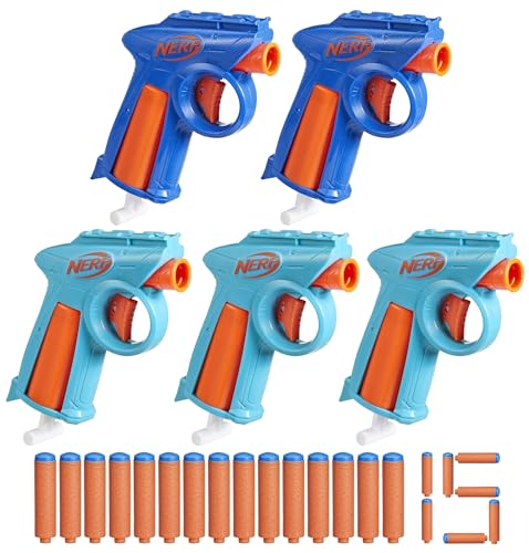 Nerf N Series Party Pack, Includes 5 N Series Flex Blasters, 15 N1 Darts Compatible Only N Series Blasters, Ages 8+ (Amazon Exclusive)