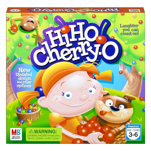 Hasbro Gaming Hi Ho Cherry-O Board Game | Preschool Games for Kids | 2-4 Players for Girls & Boys | Ages 3+ (Amazon Exclusive)