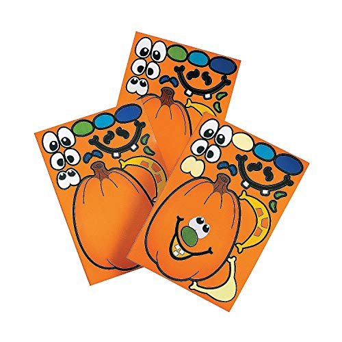 Make A Pumpkin Stickers (1 DOZEN) - BULK