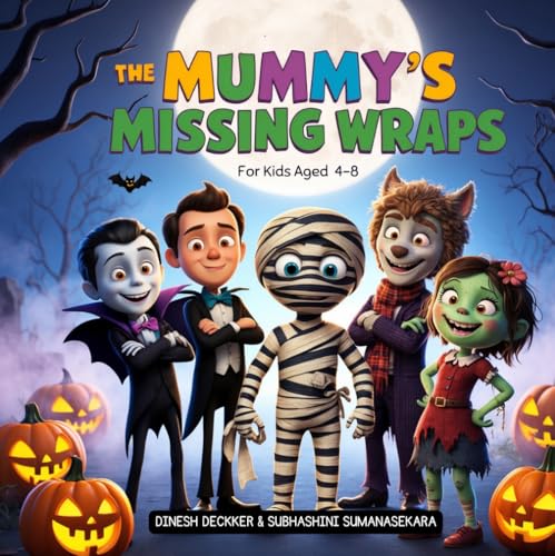 The Mummy’s Missing Wraps: Kids Aged 4-8 (Halloween Books)