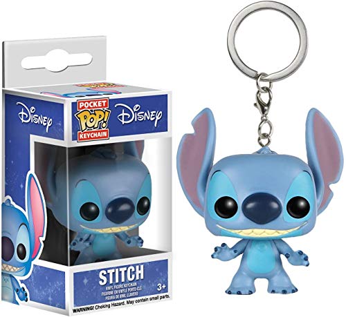 Funko Pocket POP! Keychain: Disney - Stitch - Lilo and Stitch Novelty Keyring - Collectible Mini Figure - Stocking Filler - Gift Idea - Official Merchandise - Movies Fans - Backpack Decor