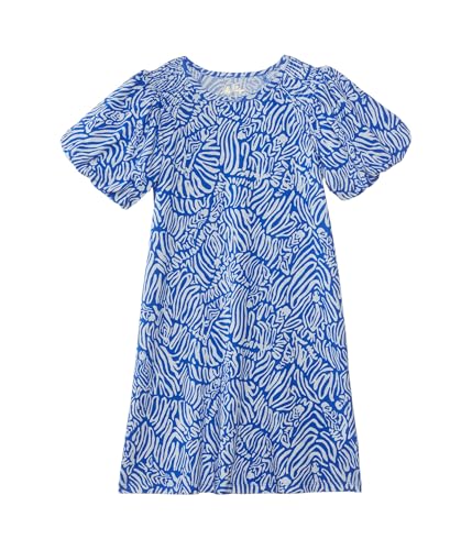 Lilly Pulitzer Women's Girls' Mini Rosen Dress (Toddler/Little Big Kids), Martinique Blue Zee Bebe