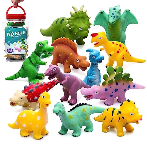 Hely Cancy Dinosaur Bath Toys - No Hole Bath Toys for Kids,Baby Bath Toys for Shower Water Pool Toys