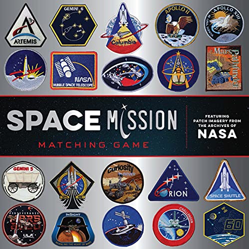 Chronicle Books Space Mission Matching Game: Featuring Patch Imagery from The Archives of NASA