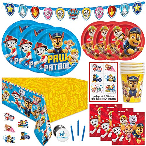 Amazon Paw Patrol Birthday Party Supplies 2021 - Best Deals for Kids