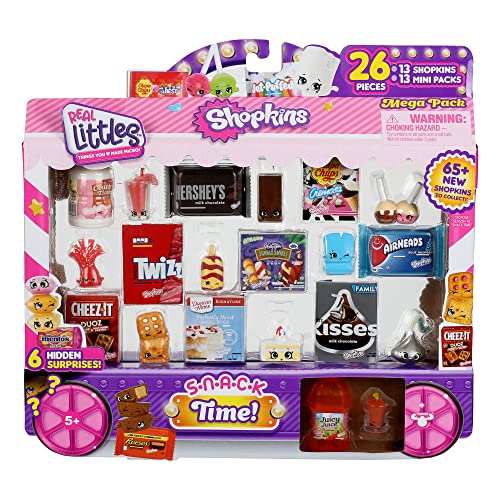 Shopkins Real Littles Mega Pack | 13 Plus 13 Real Branded Mini Packs (26 Total Pieces). Style May Vary